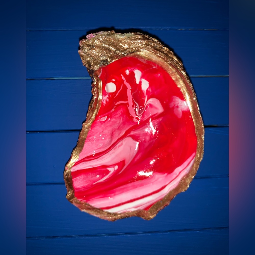 Oyster Shell Trinket/jewelry holder